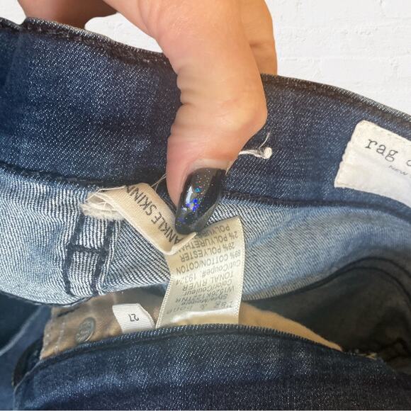 Rag & Bone ankle skinny jeans - Picture 3 of 4